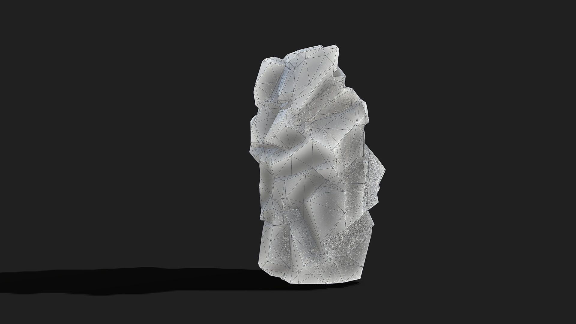Mountain ice Rocks - PBR Pack 13 Low-poly 3D model_17