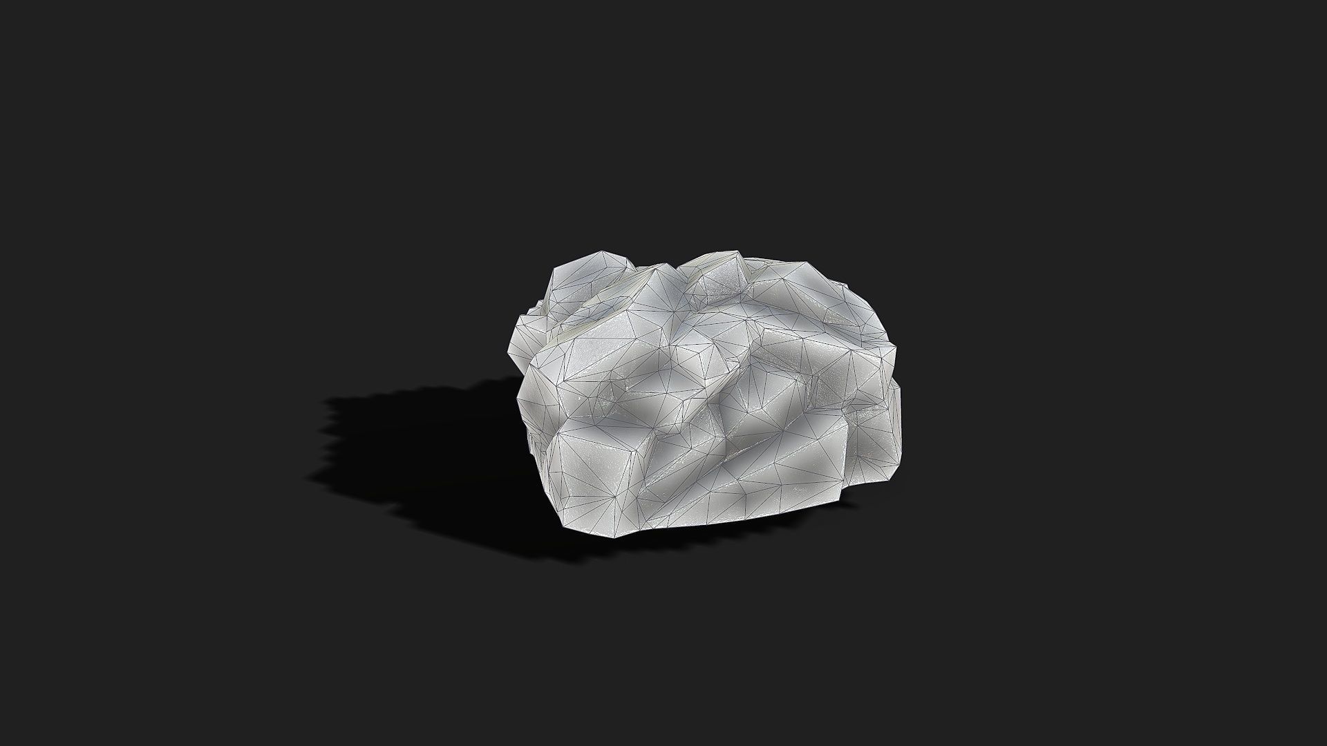 Mountain ice Rocks - PBR Pack 13 Low-poly 3D model_7