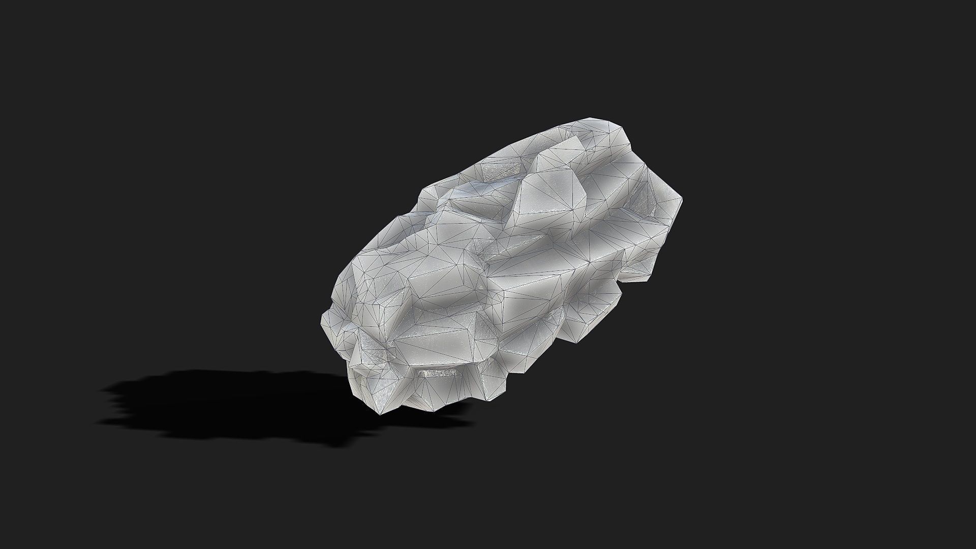 Mountain ice Rocks - PBR Pack 13 Low-poly 3D model_11