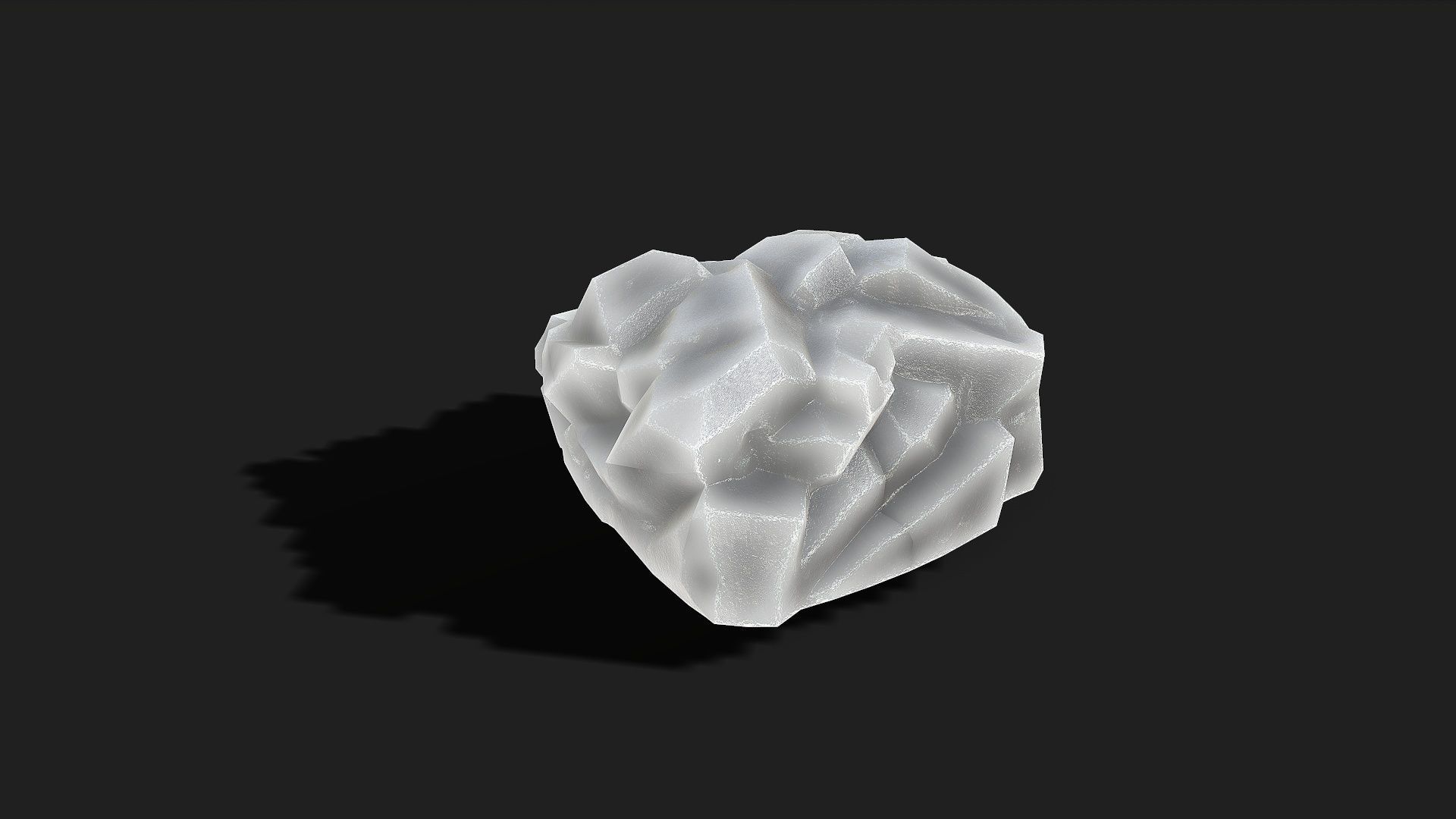 Mountain ice Rocks - PBR Pack 13 Low-poly 3D model_22