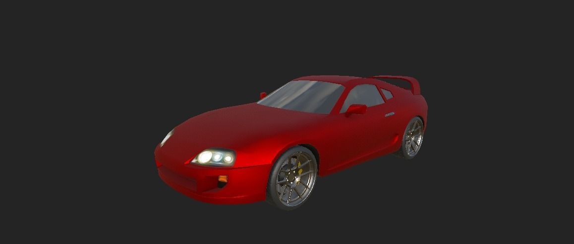 SUPRA REPLICA Low-poly 3D model_5