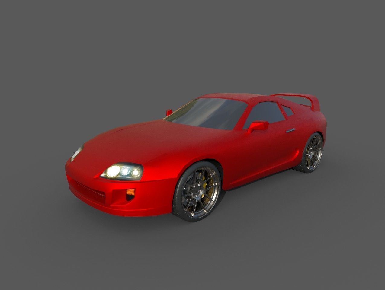 SUPRA REPLICA Low-poly 3D model_2