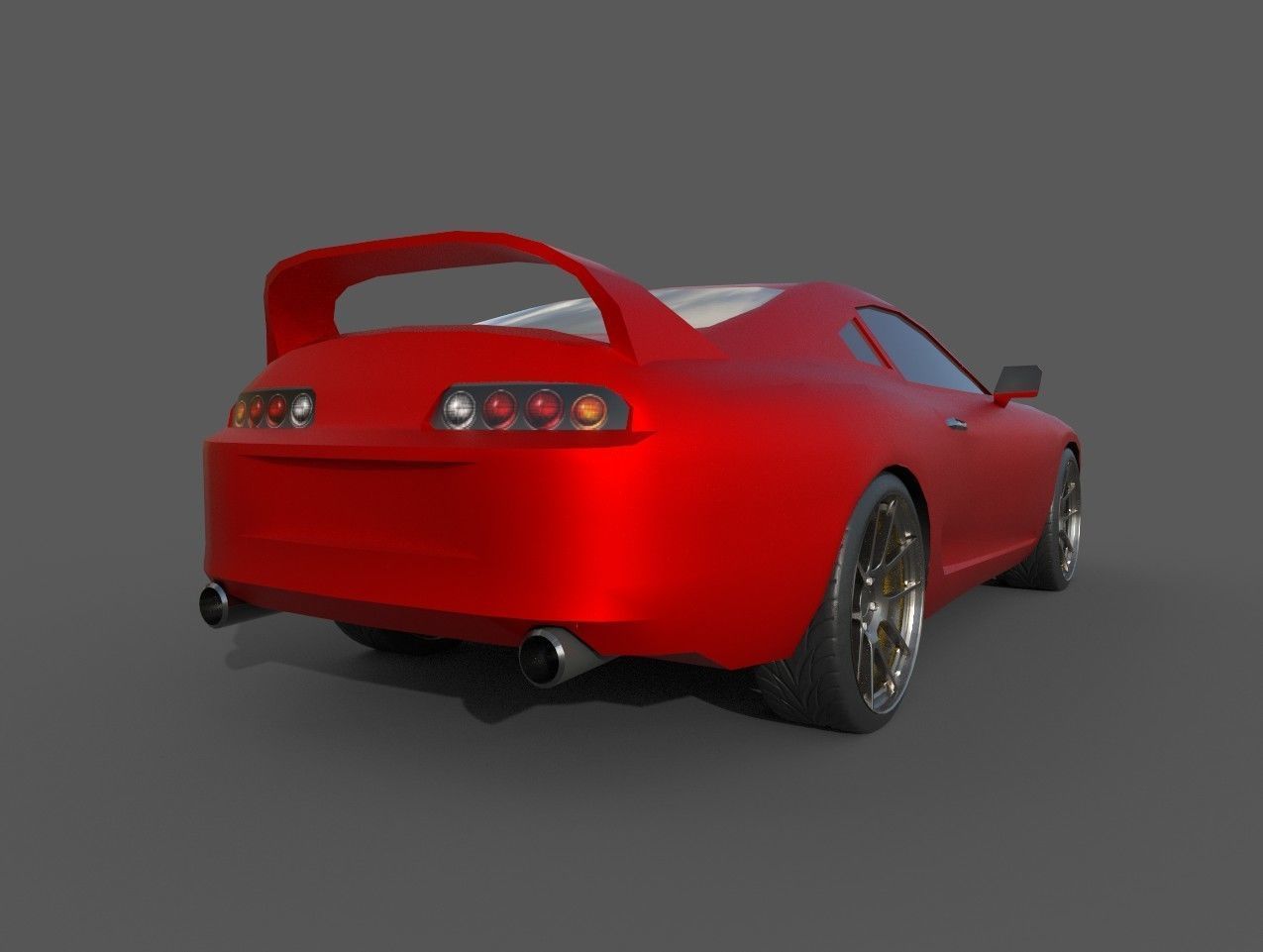 SUPRA REPLICA Low-poly 3D model_3