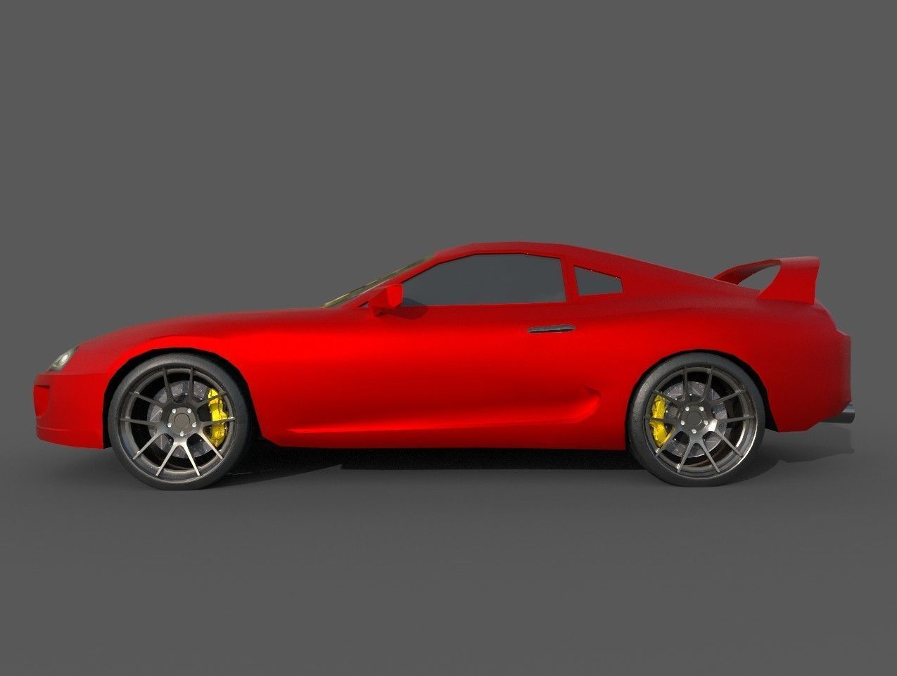 SUPRA REPLICA Low-poly 3D model_4