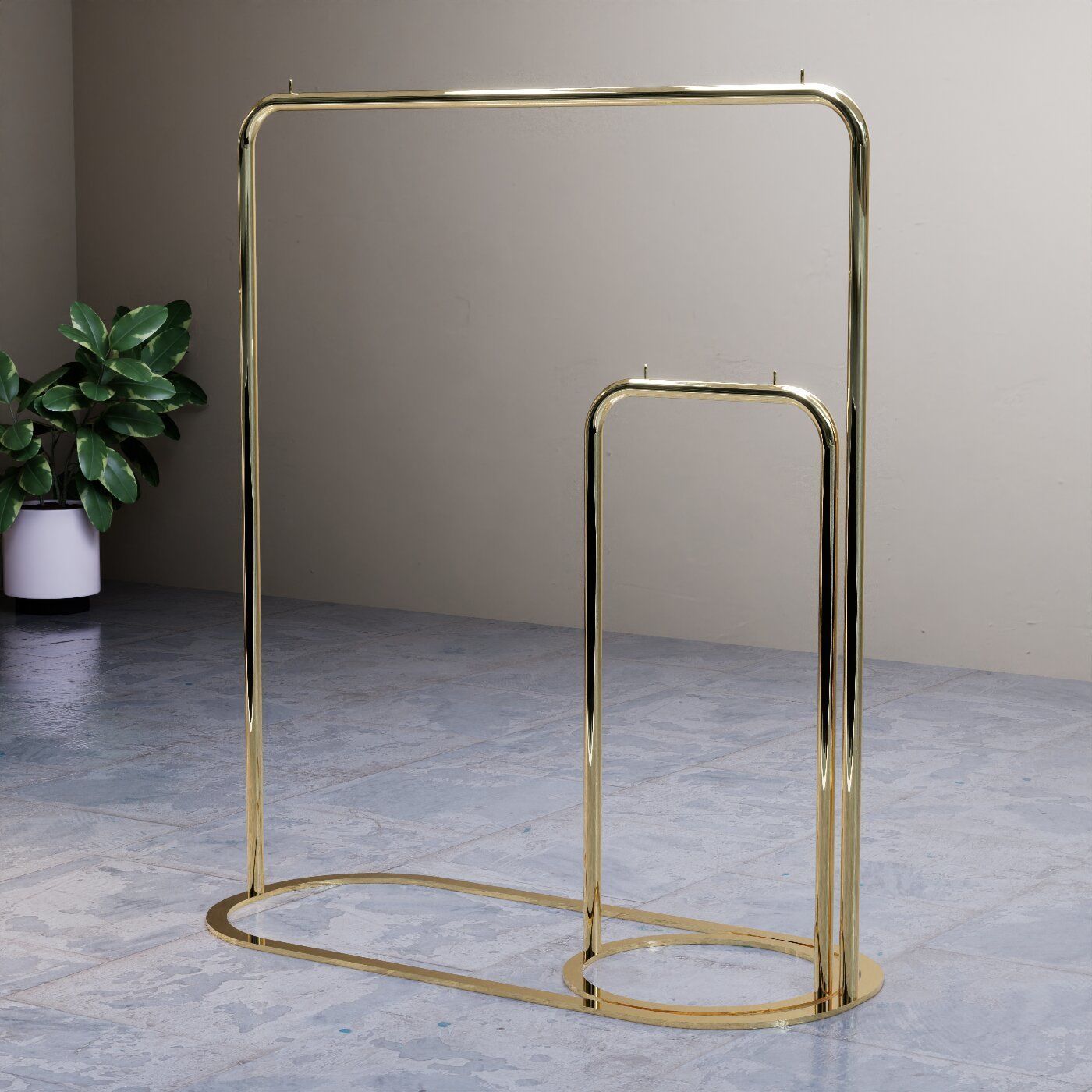 Clothes Hanger for Clothing Stores 3D model_6