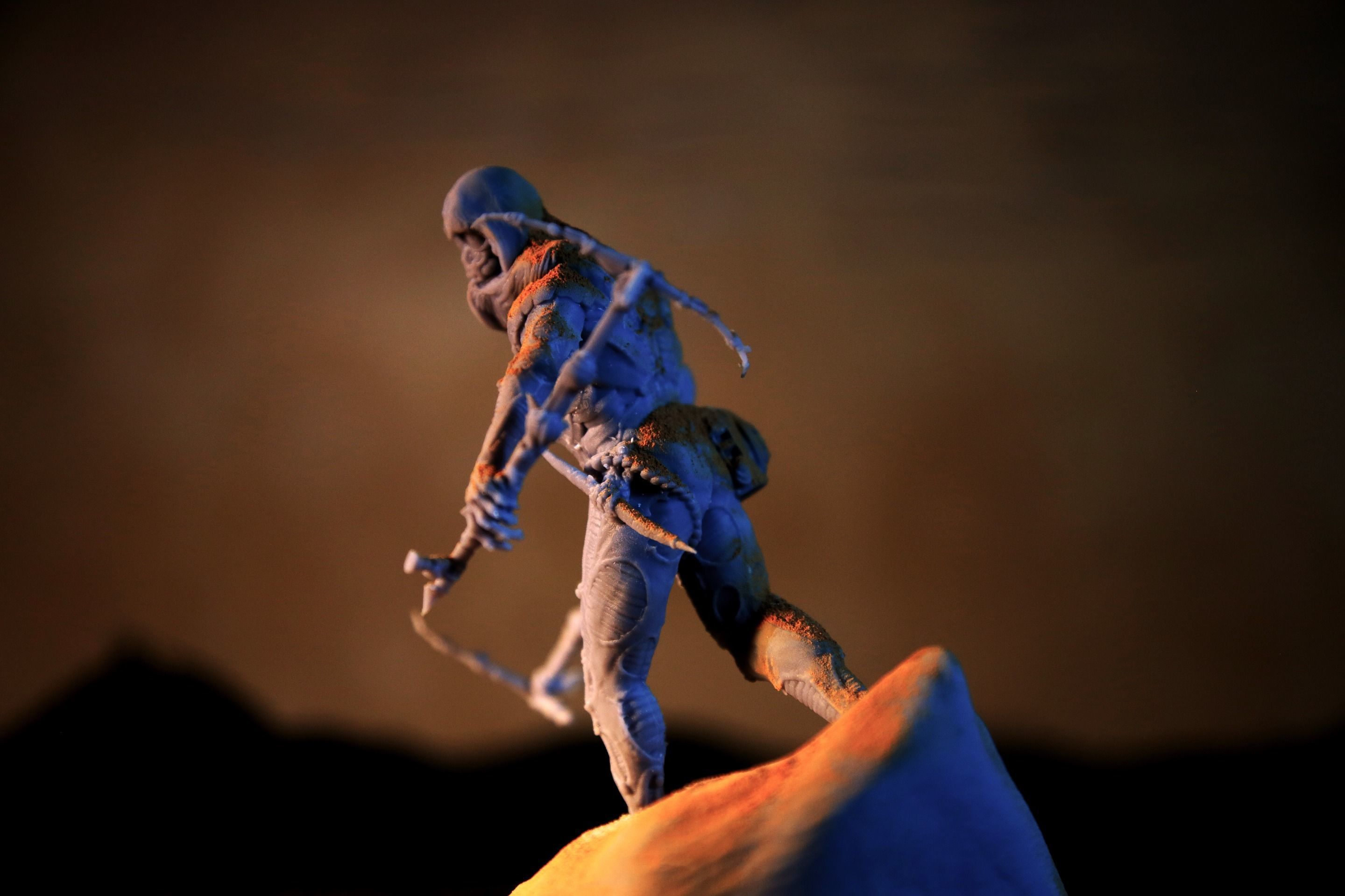 DUNE - Fremen Worm Rider - Dune Arrakis Warrior - Miniature 3D print model_15