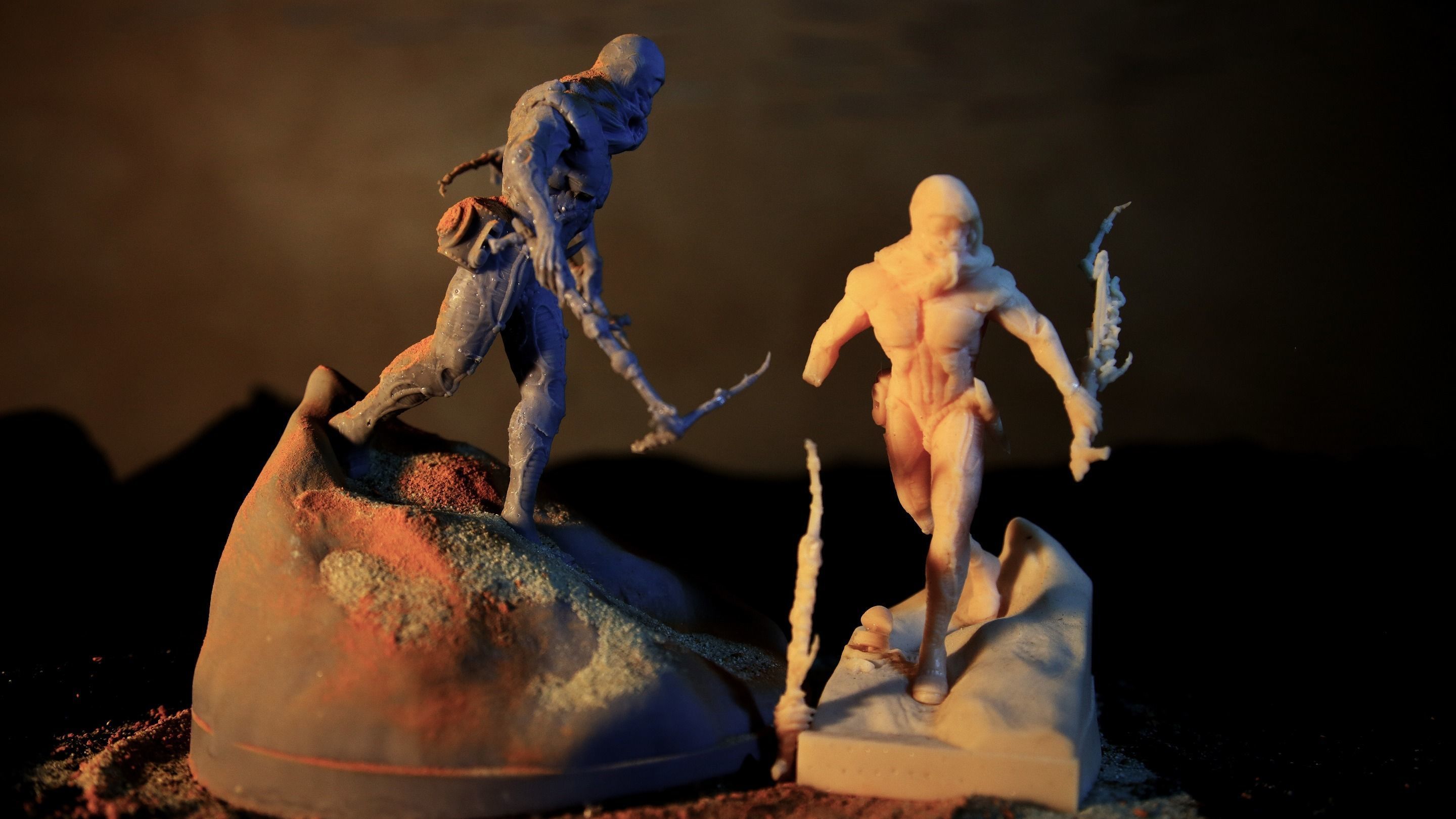DUNE - Fremen Worm Rider - Dune Arrakis Warrior - Miniature 3D print model_19