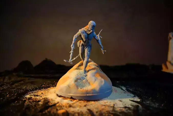 DUNE - Fremen Worm Rider - Dune Arrakis Warrior - Miniature 3D print model