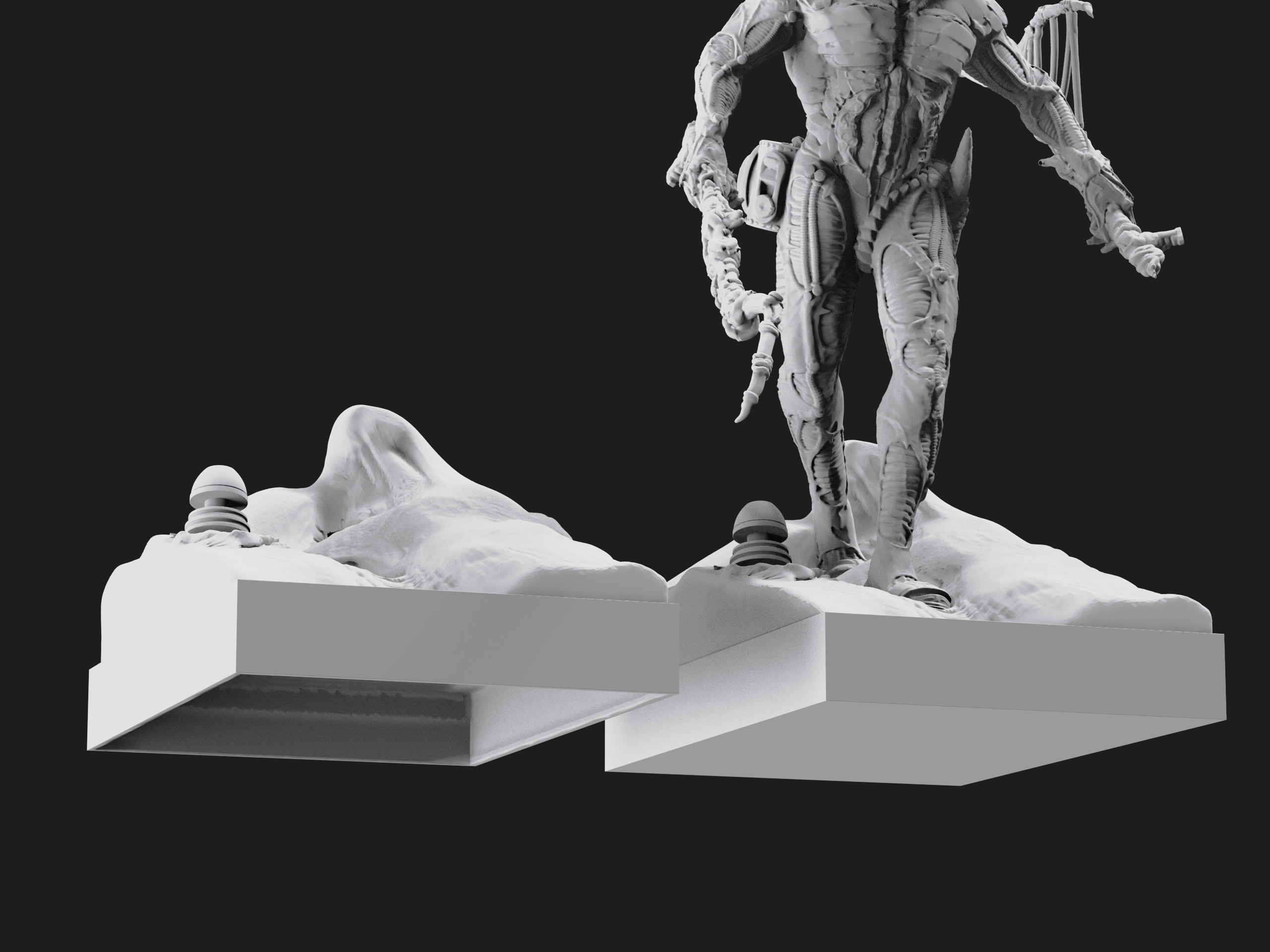 DUNE - Fremen Worm Rider - Dune Arrakis Warrior - Miniature 3D print model_26