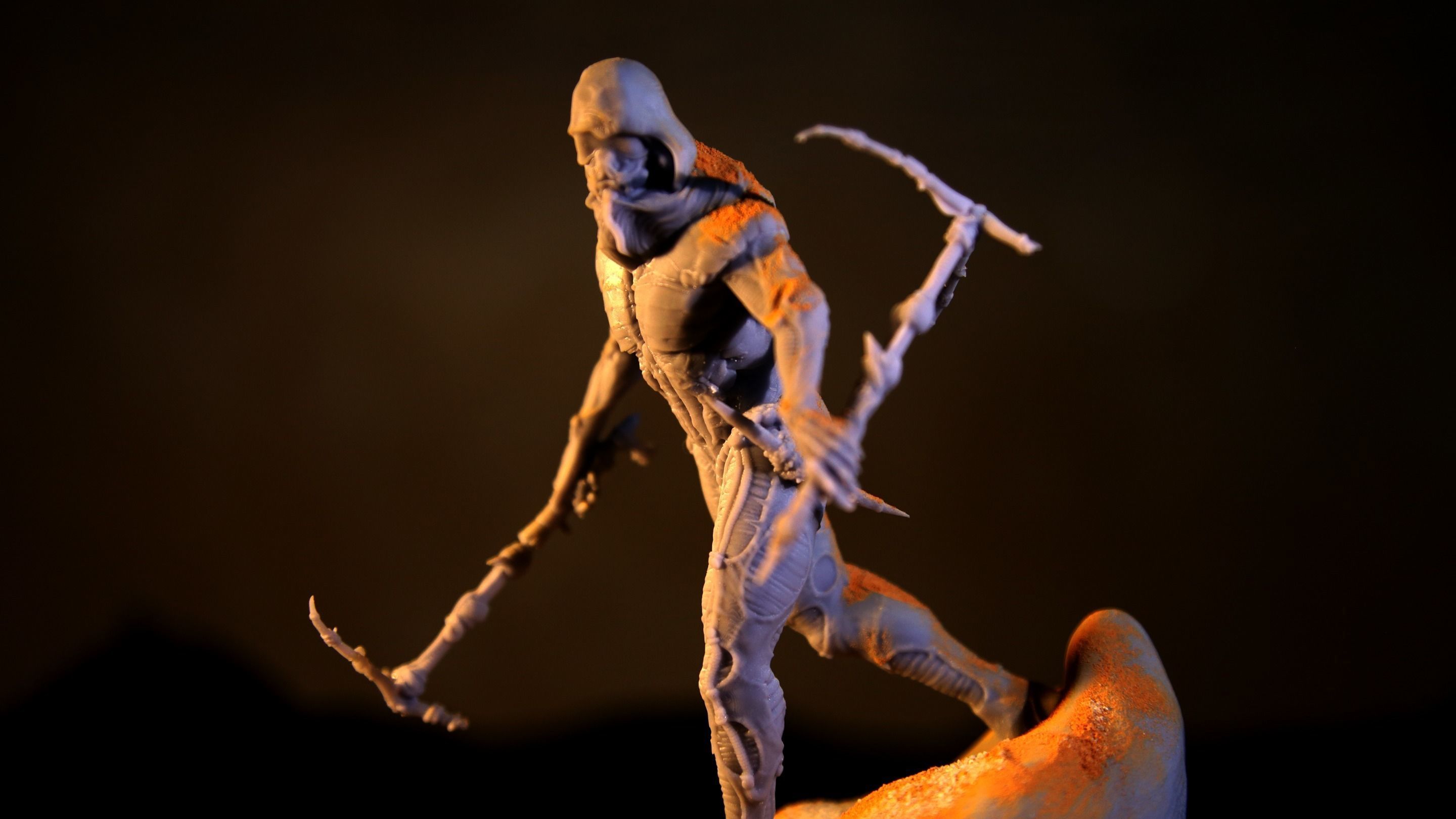DUNE - Fremen Worm Rider - Dune Arrakis Warrior - Miniature 3D print model_10