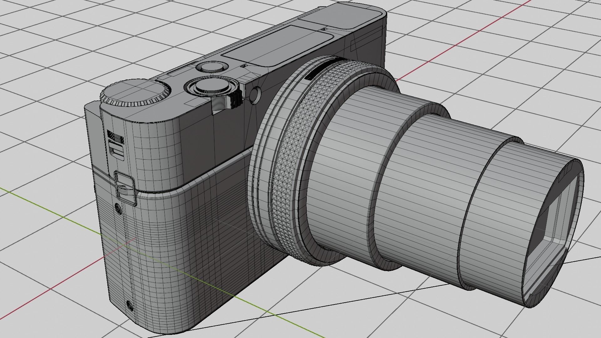 Sony RX100 VI Compact 3D model_13