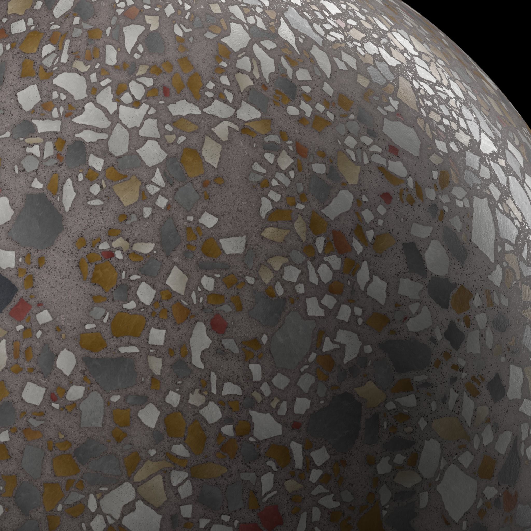 Terrazzo Materials 18- by Sbsar Generatator - Pbr 4k Seamless Texture_7