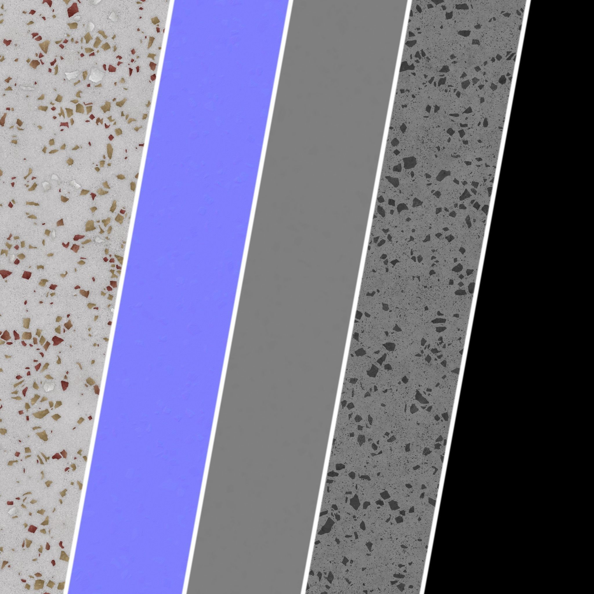 Terrazzo Materials 18- by Sbsar Generatator - Pbr 4k Seamless Texture_3