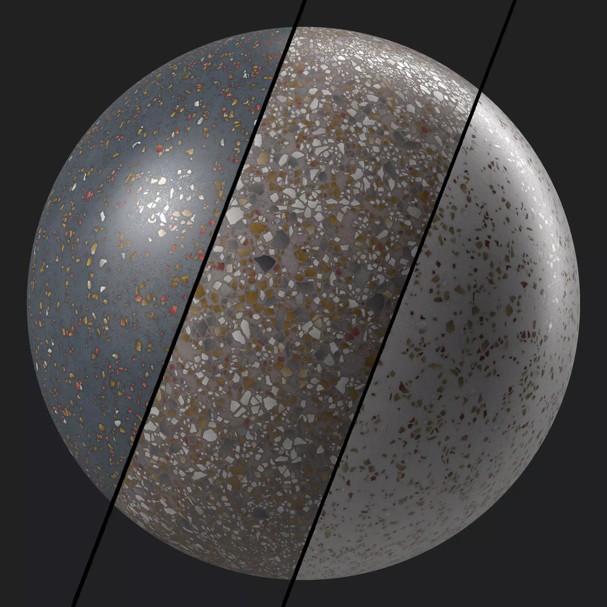 Terrazzo Materials 18- by Sbsar Generatator - Pbr 4k Seamless Texture_0