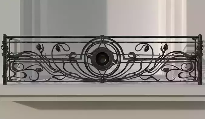 wrought iron balcony railing