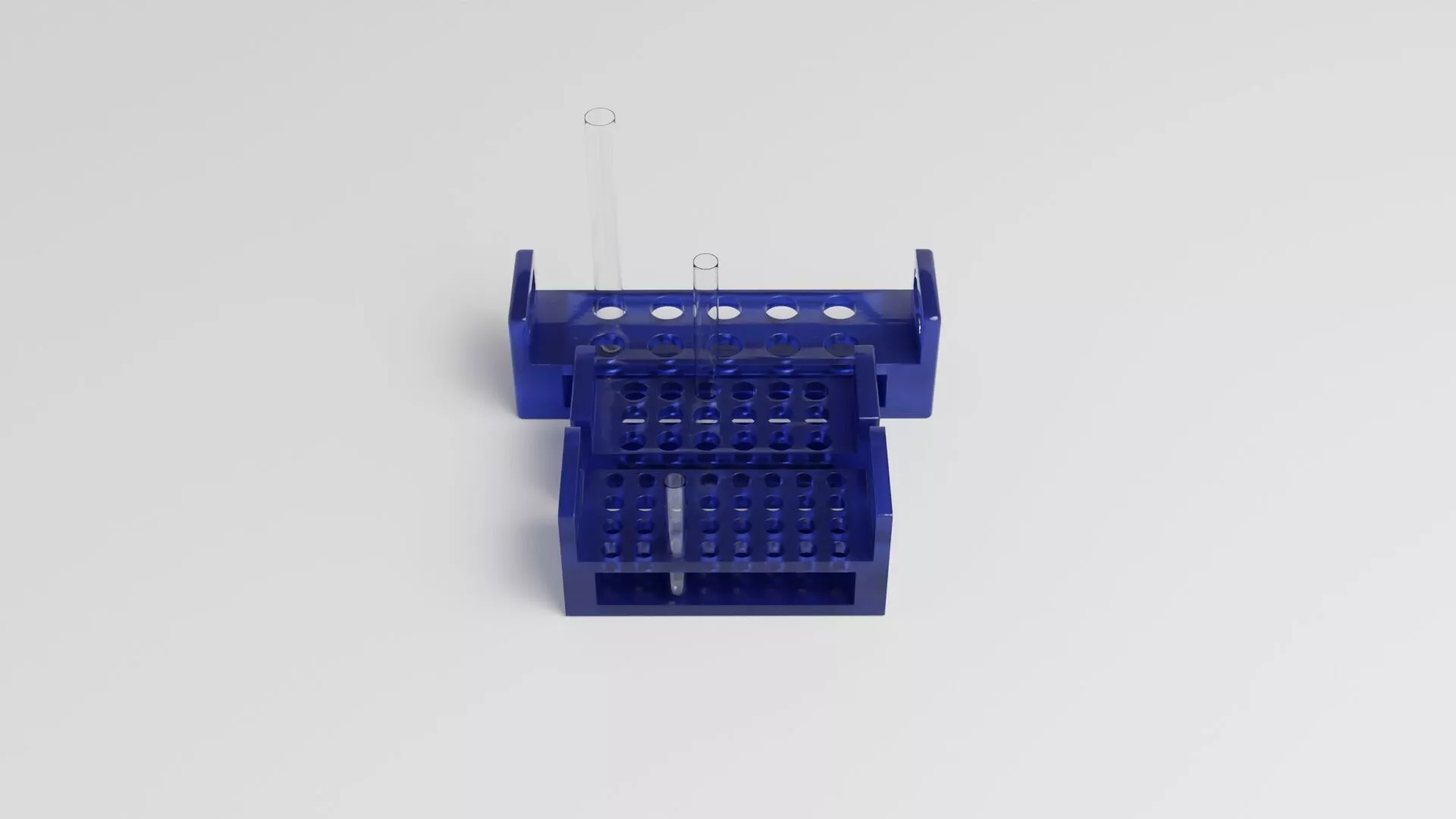Test Tubes and Racks Collection Free 3D model