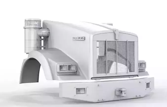 Kenworth T800 Hood 3D model