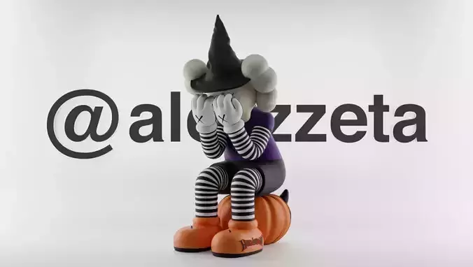 Kaws Halloween Passing Through for Print 3D print model