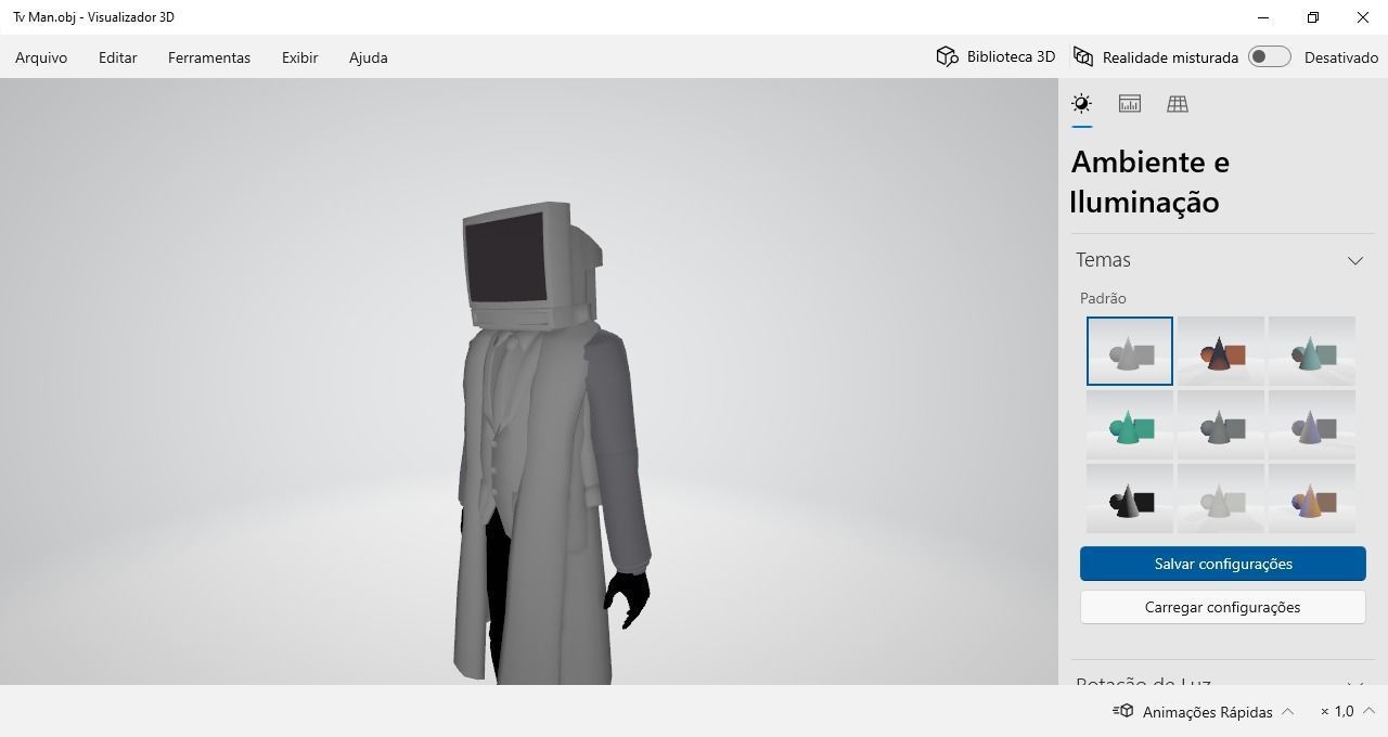 Tv Man 3D model_3