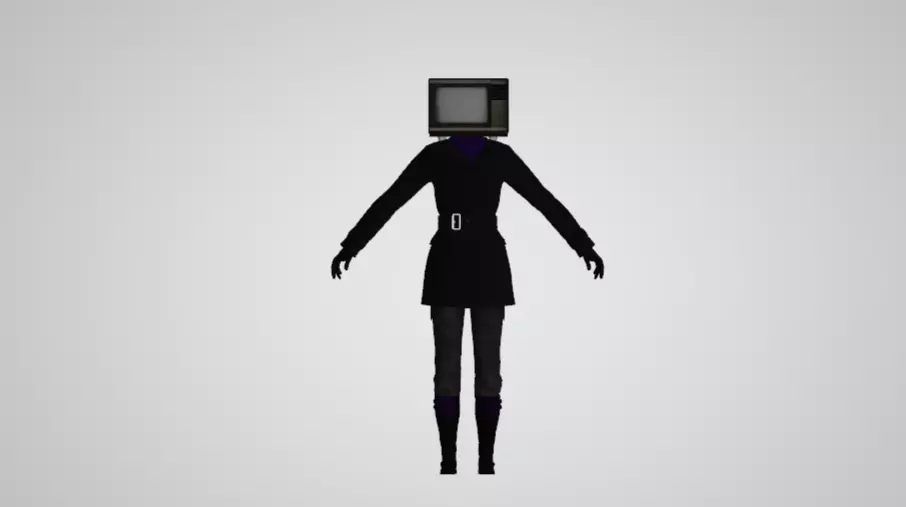 Tv Woman 3D model_0