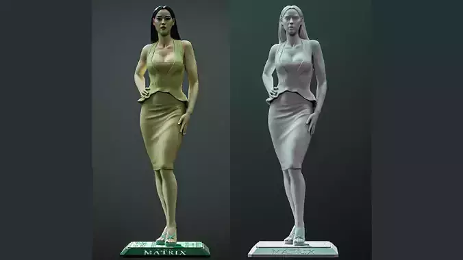 Persephone from the Matrix 3D print model