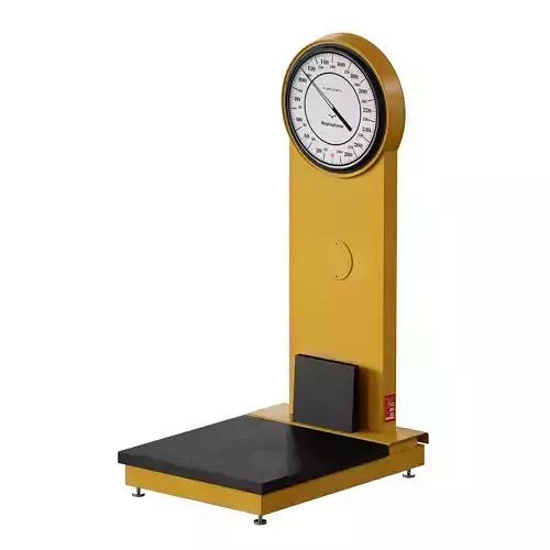 Round floor industrial scales