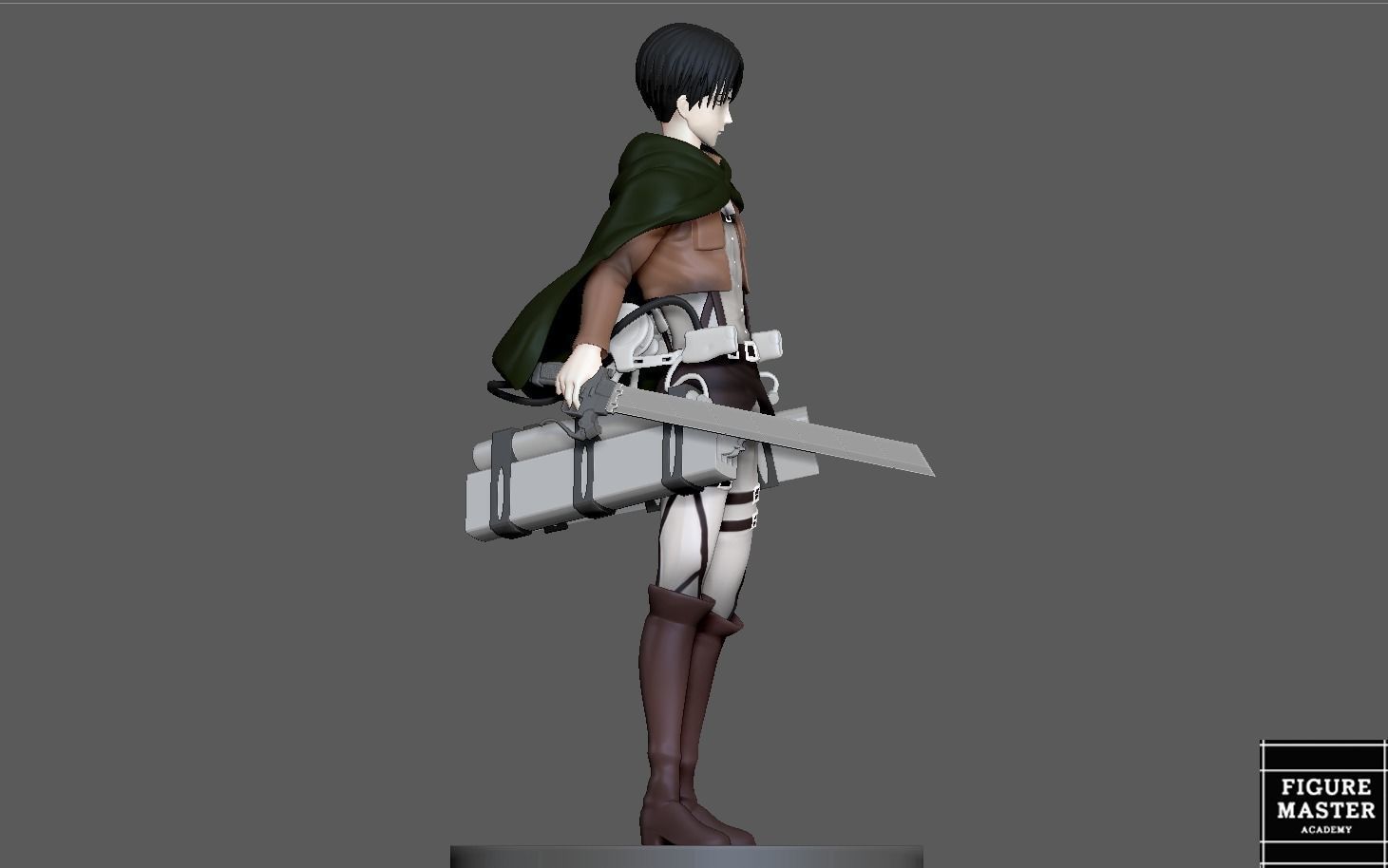LEVI ACKERMAN ATTACK ON TITAN 3D print model_5