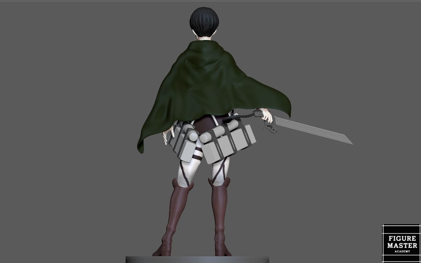 LEVI ACKERMAN ATTACK ON TITAN 3D print model_4