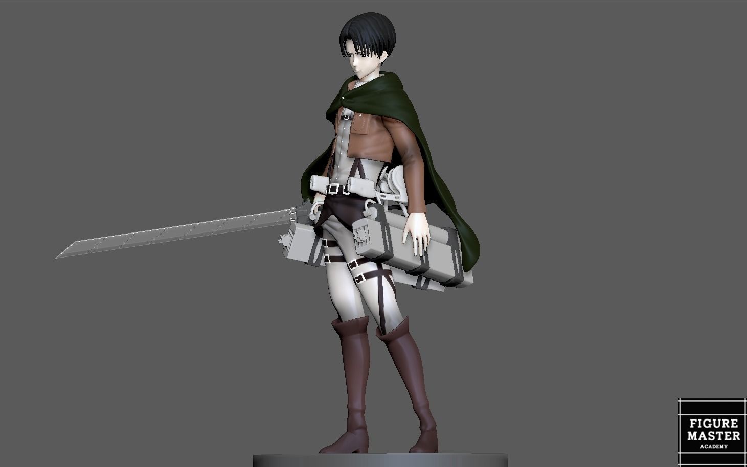 LEVI ACKERMAN ATTACK ON TITAN 3D print model_3