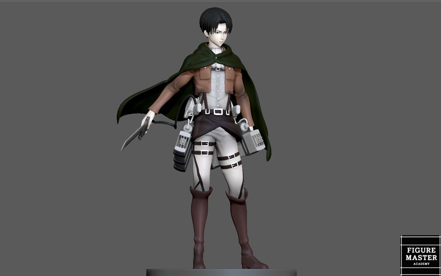 LEVI ACKERMAN ATTACK ON TITAN 3D print model_2
