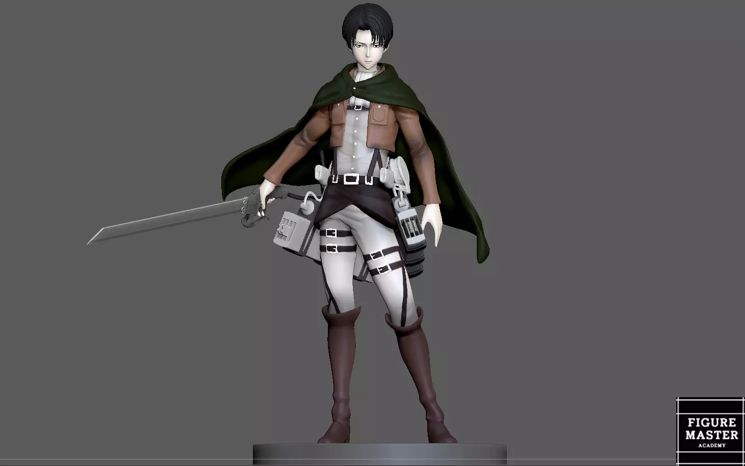 LEVI ACKERMAN ATTACK ON TITAN 3D print model_0