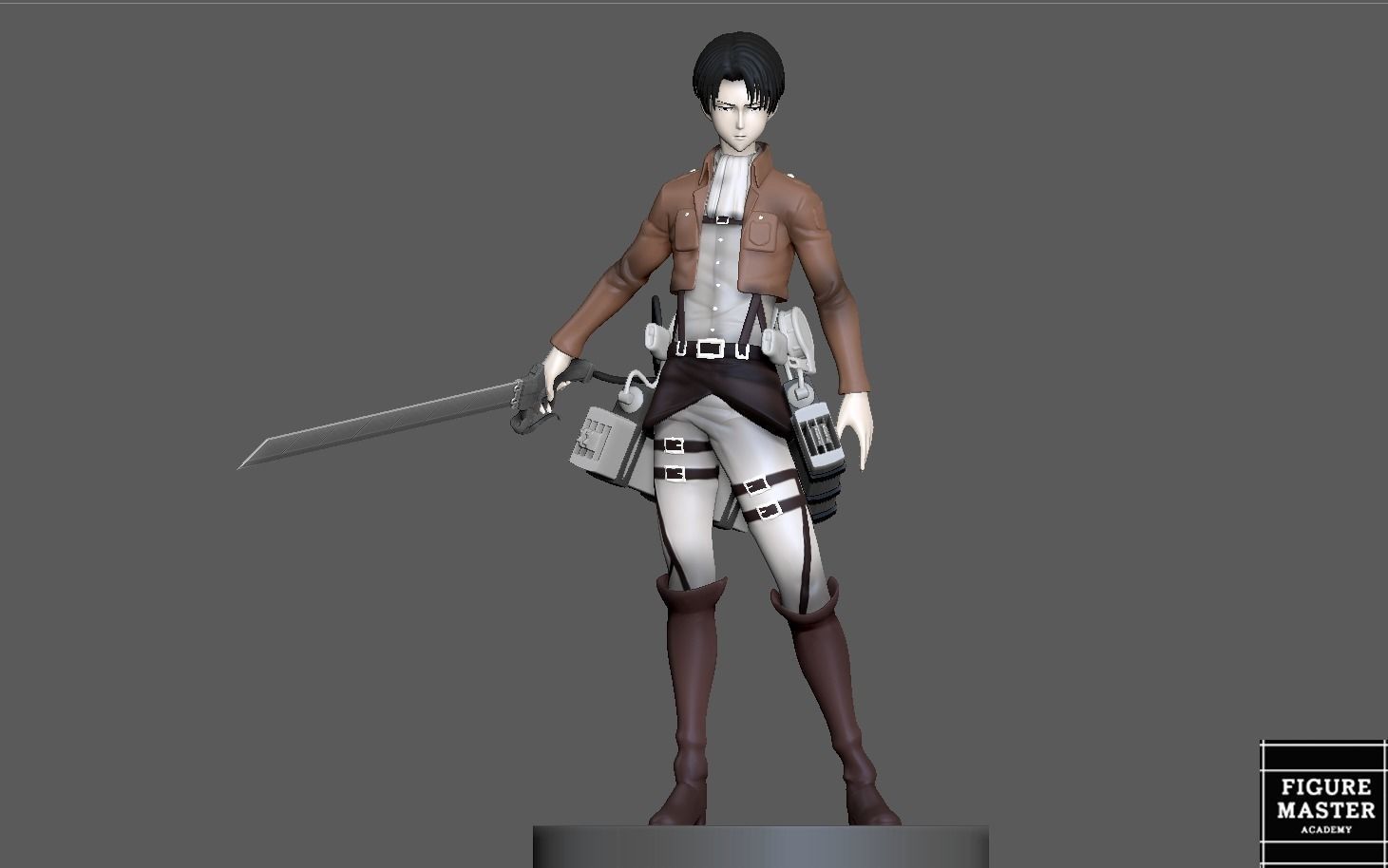 LEVI ACKERMAN ATTACK ON TITAN 3D print model_1