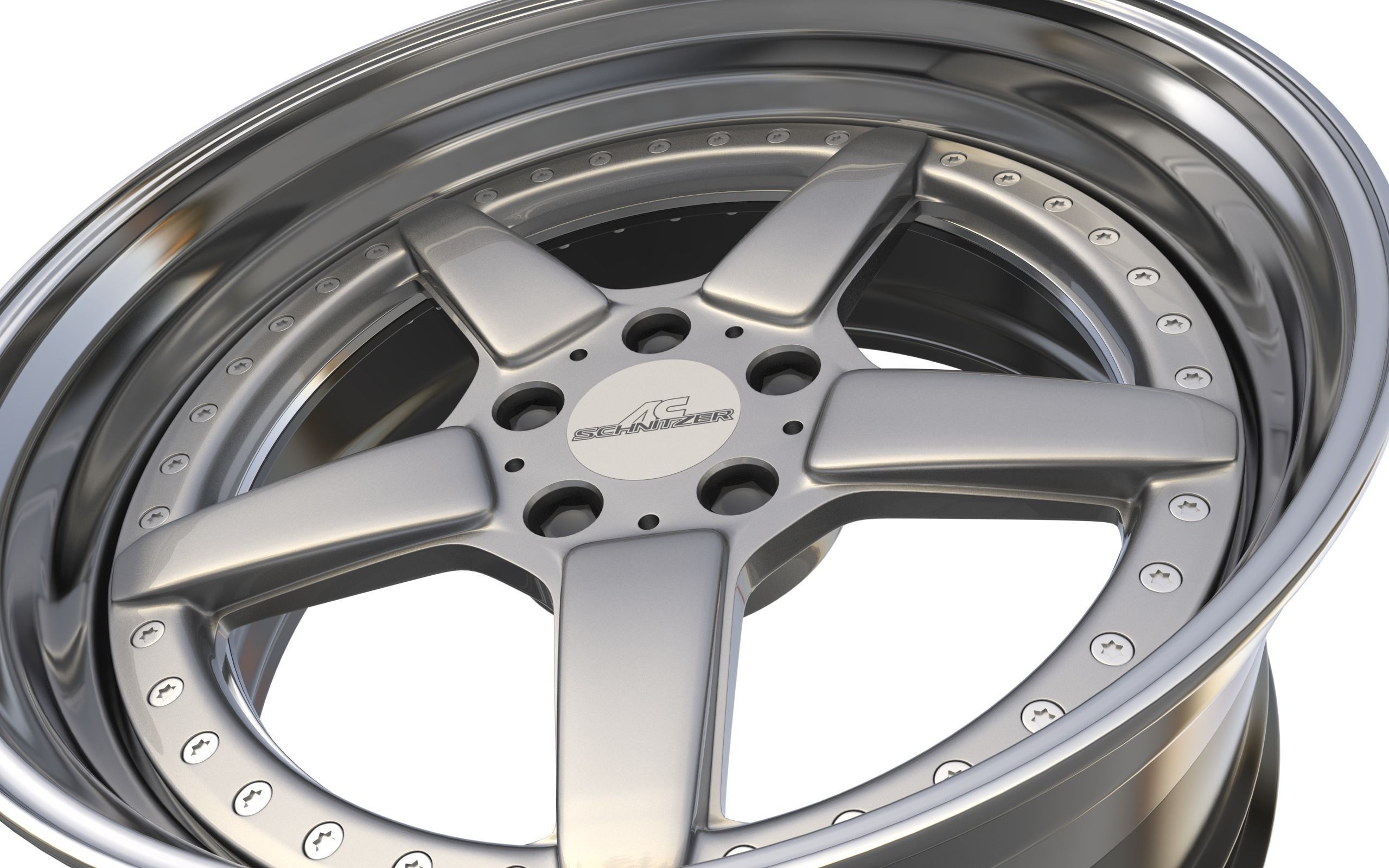 AC Schnitzer custom wheel 3D model_7