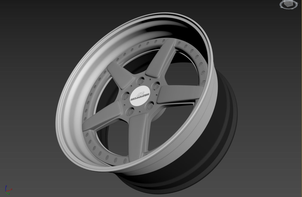 AC Schnitzer custom wheel 3D model_21