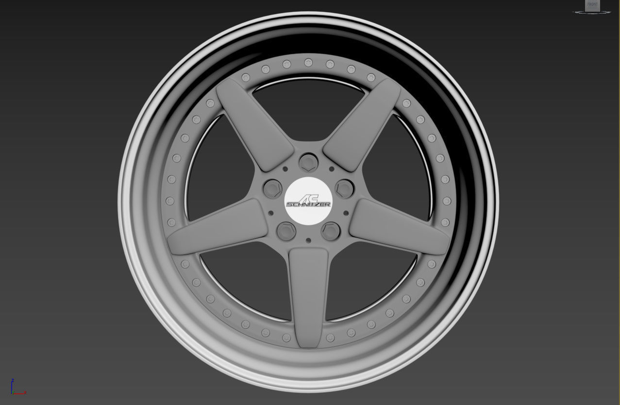 AC Schnitzer custom wheel 3D model_33