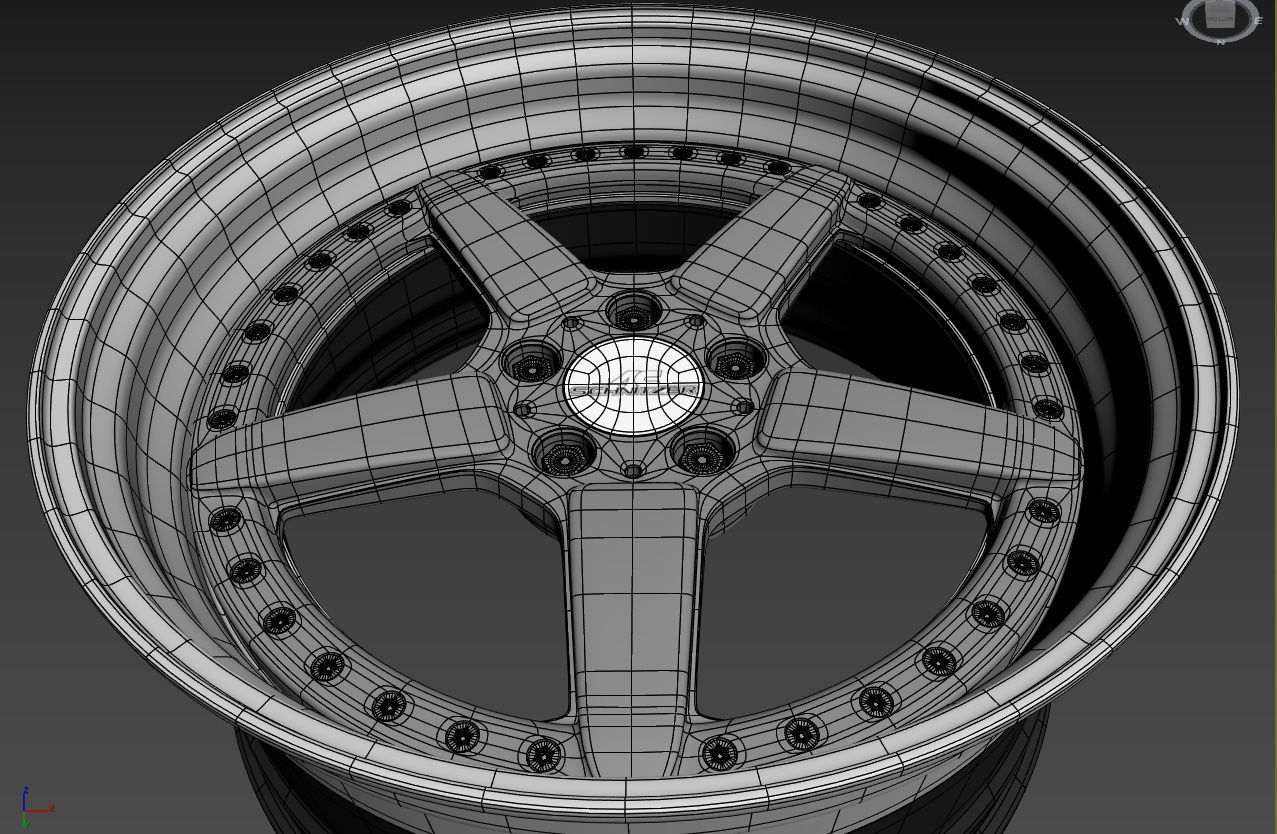 AC Schnitzer custom wheel 3D model_26