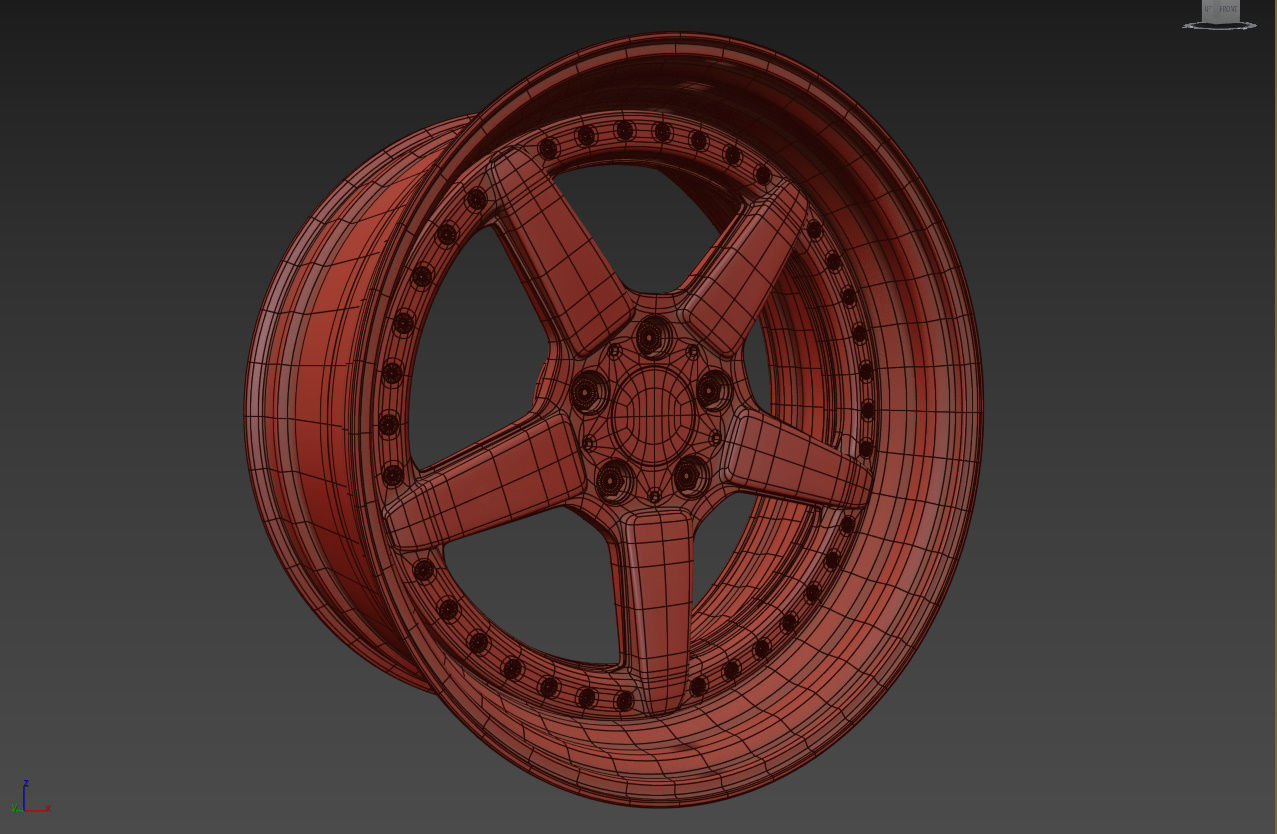 AC Schnitzer custom wheel 3D model_11