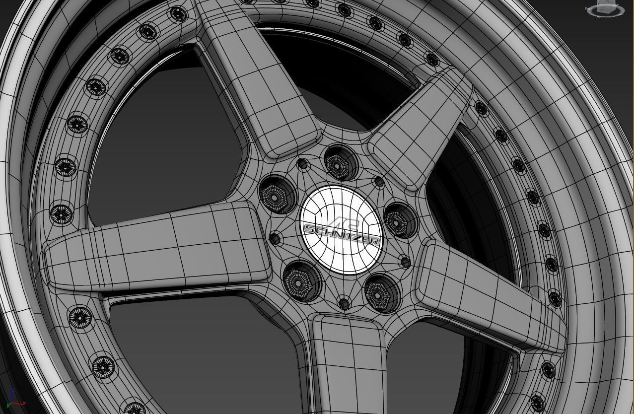 AC Schnitzer custom wheel 3D model_30