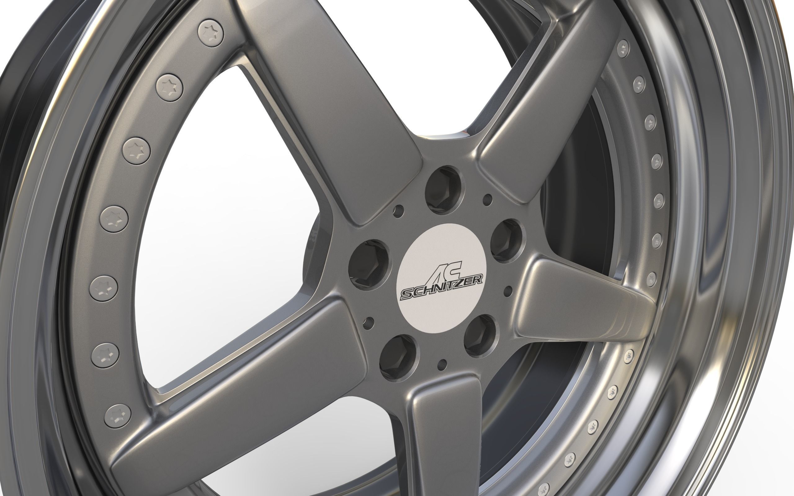 AC Schnitzer custom wheel 3D model_8