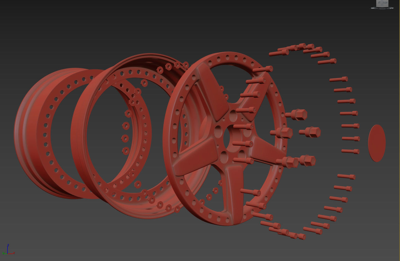 AC Schnitzer custom wheel 3D model_44