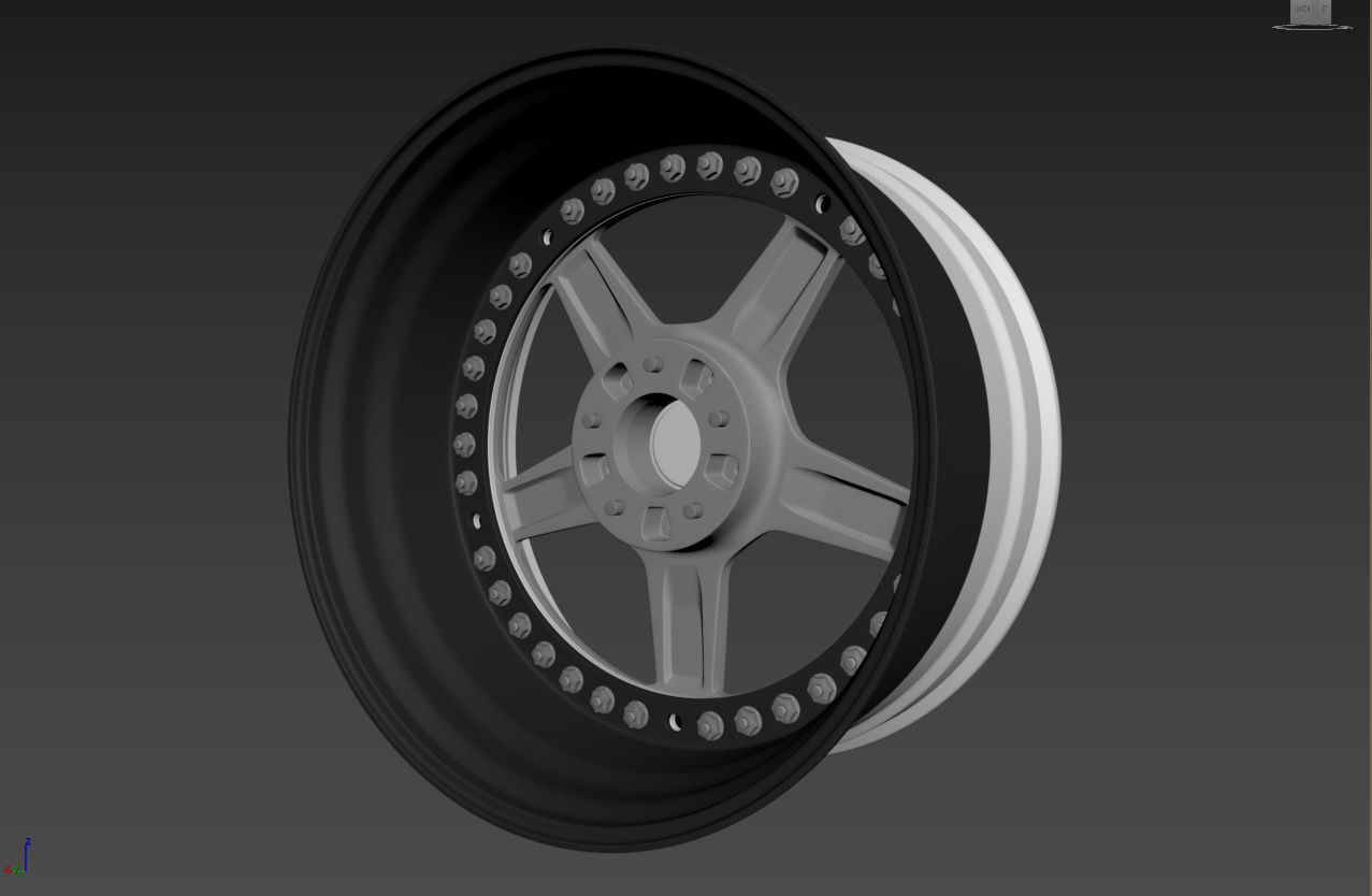 AC Schnitzer custom wheel 3D model_13