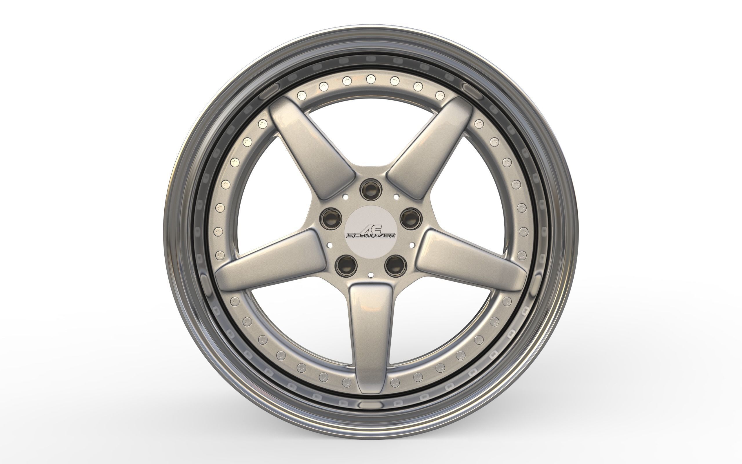 AC Schnitzer custom wheel 3D model_2