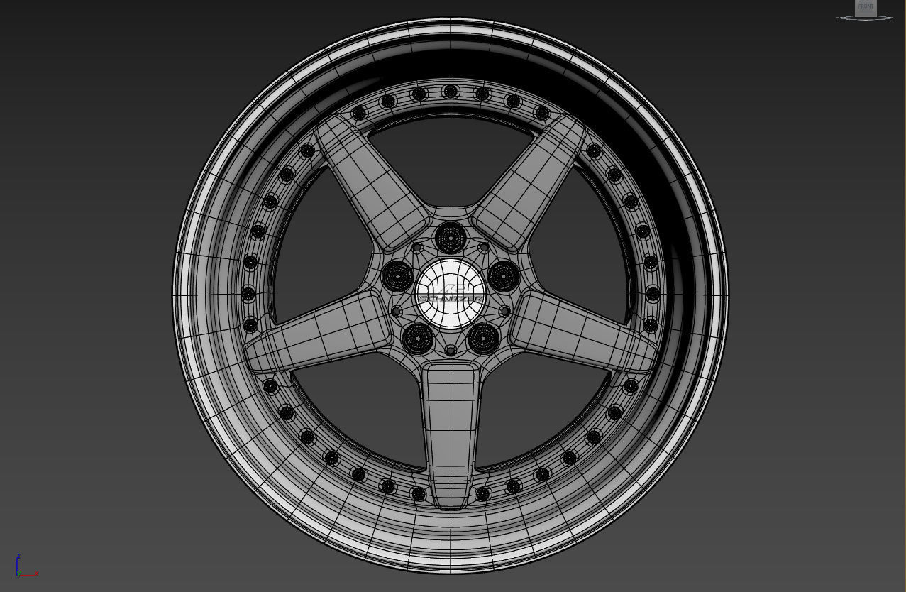 AC Schnitzer custom wheel 3D model_34