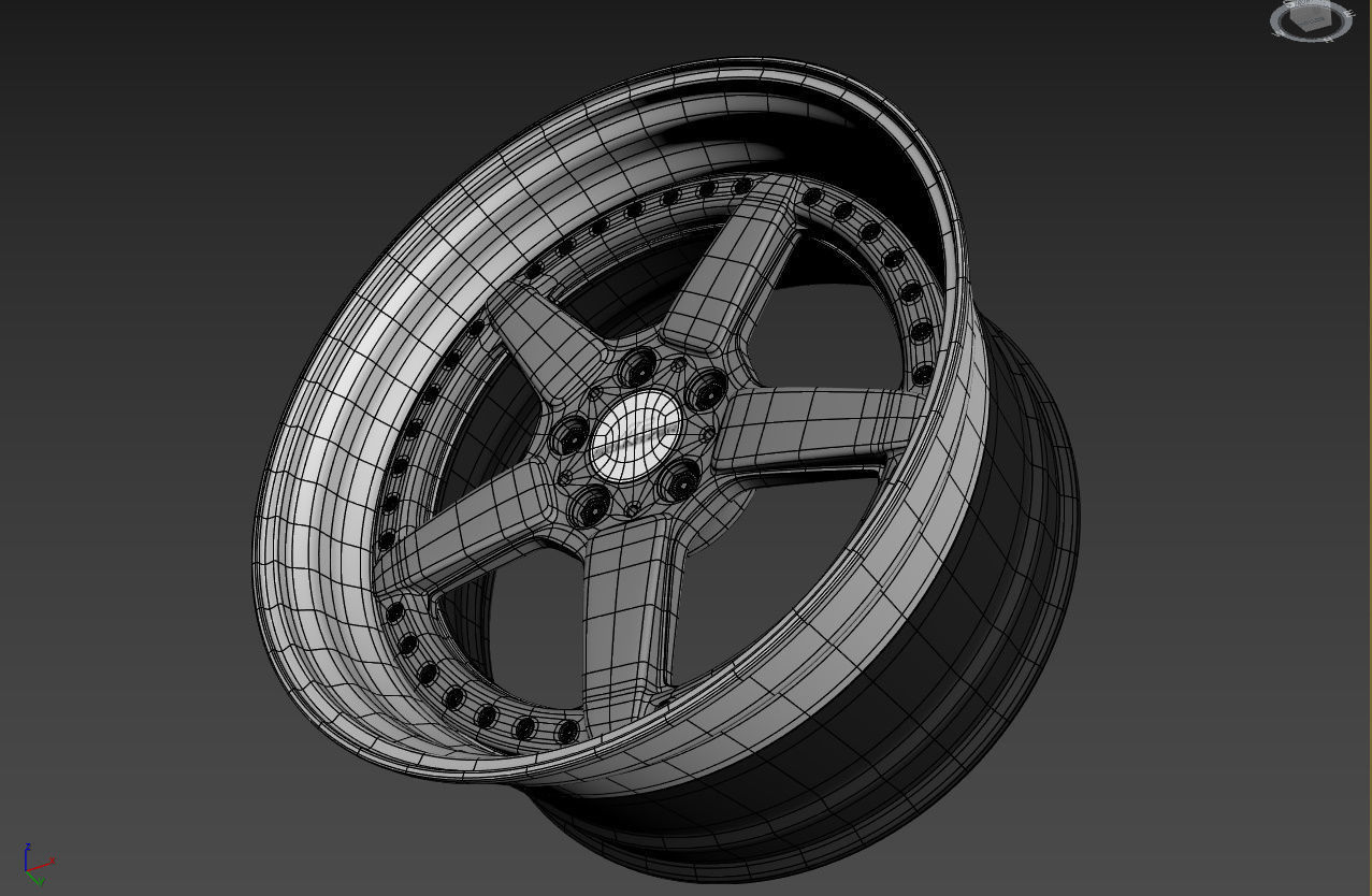 AC Schnitzer custom wheel 3D model_22