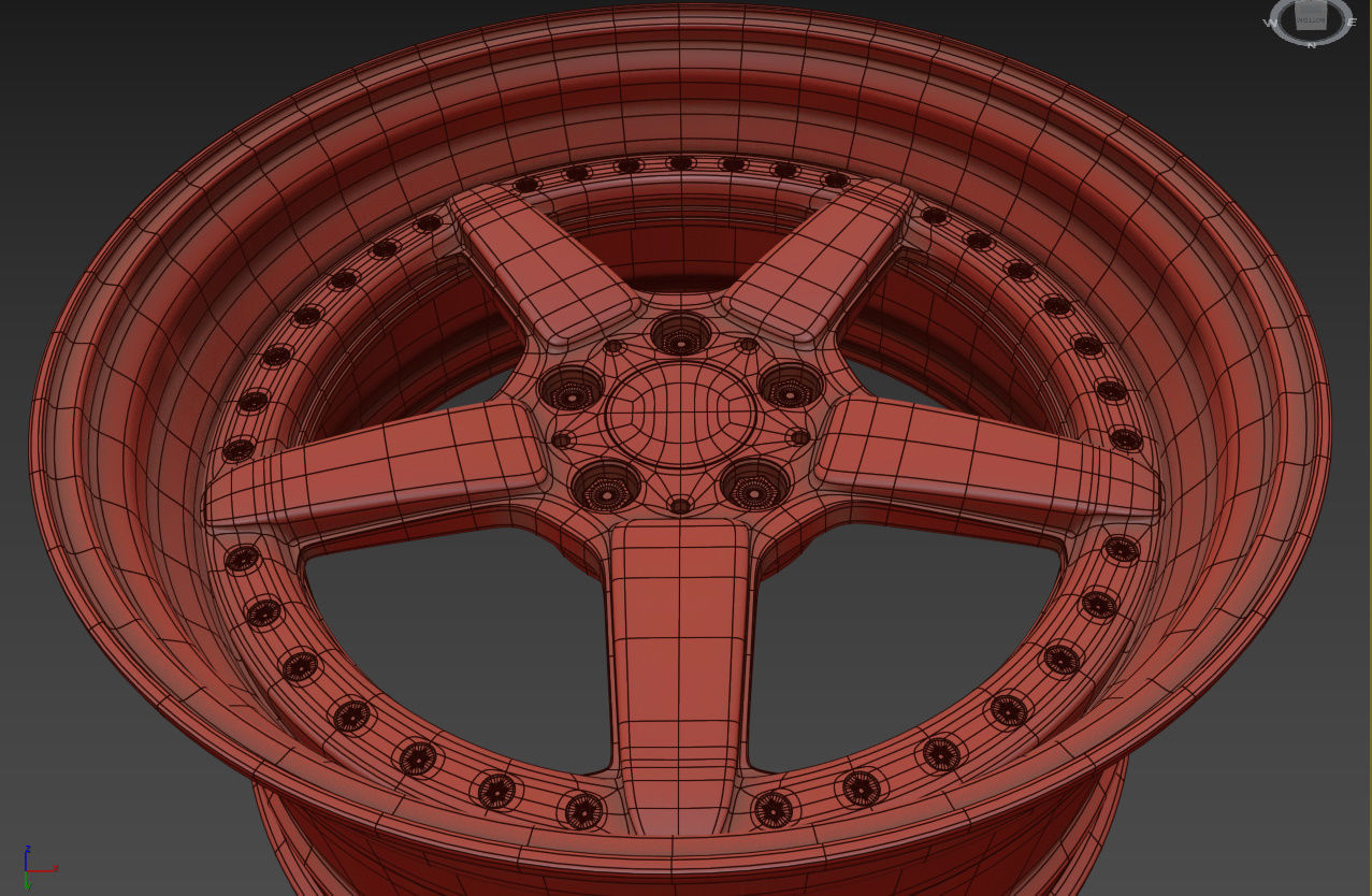 AC Schnitzer custom wheel 3D model_27