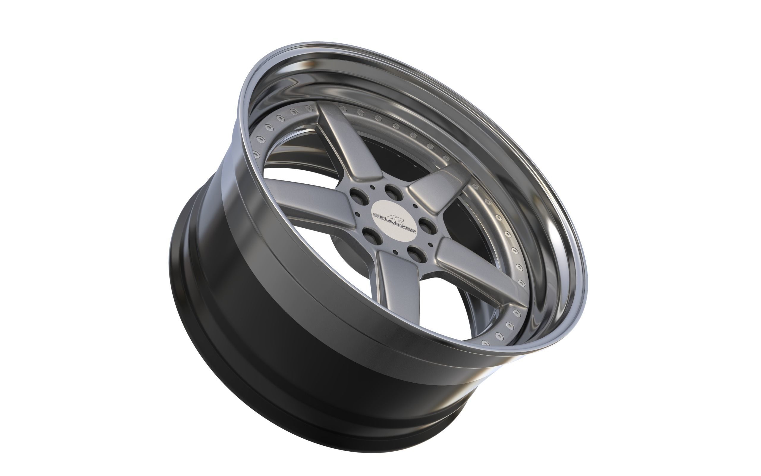 AC Schnitzer custom wheel 3D model_4