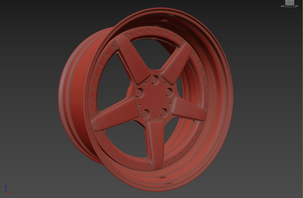 AC Schnitzer custom wheel 3D model_12