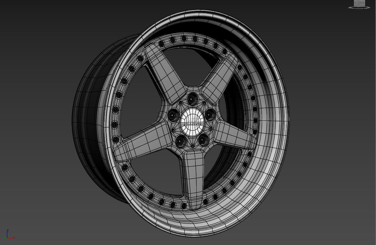 AC Schnitzer custom wheel 3D model_10