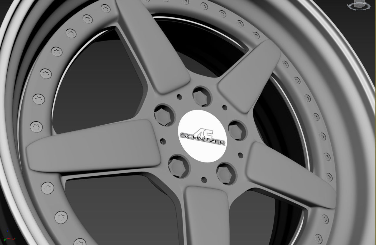AC Schnitzer custom wheel 3D model_29