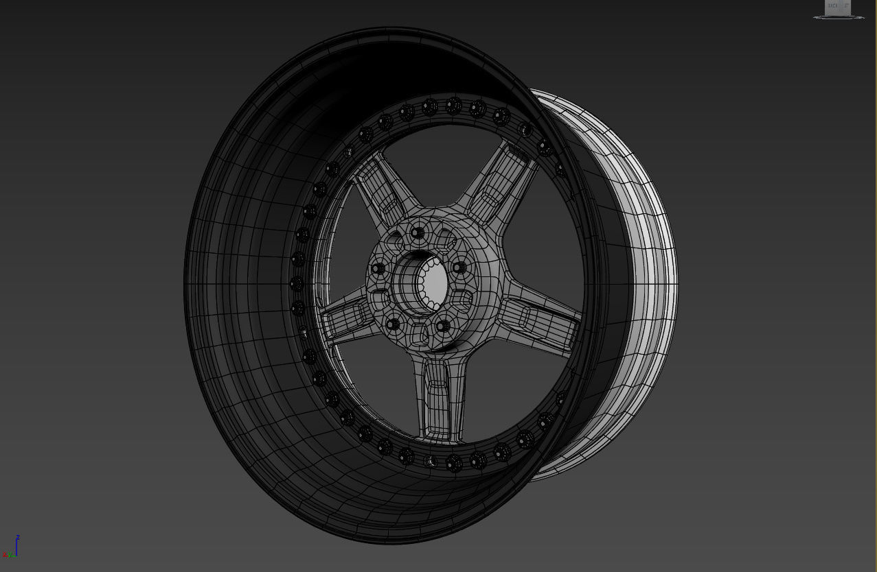 AC Schnitzer custom wheel 3D model_14